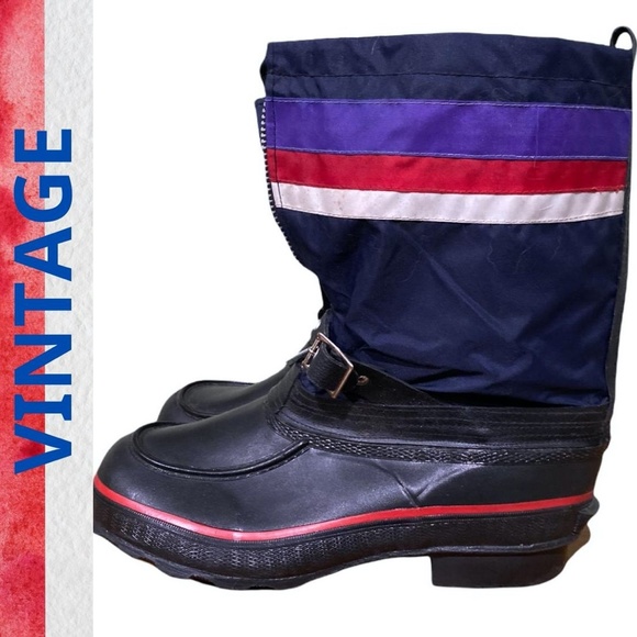 Vintage Streel Shank Winter Snowmobile Boots main image 7
